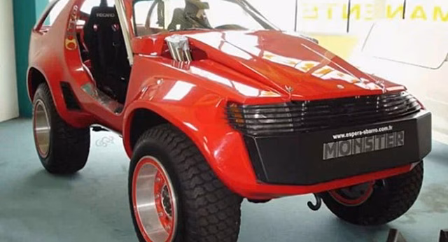 Sbarro Monster G: Внедорожник с кевларовыми панелями и колёсами от самолёта