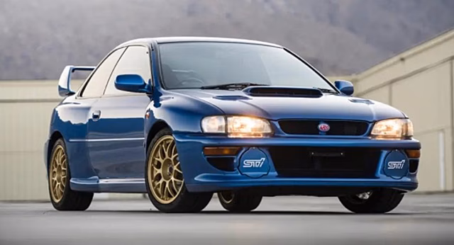 На аукционе в США выставили на продажу редкий Subaru Impreza STi 1998 года