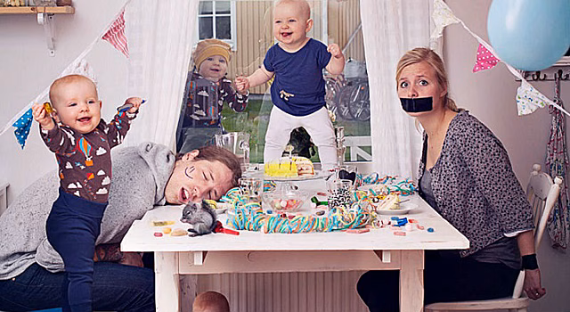 Швед фотографирует свою дочь в самых безумных ситуациях