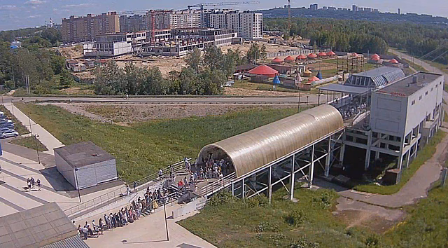 Огромные очереди образовались на нижегородской канатной дороге