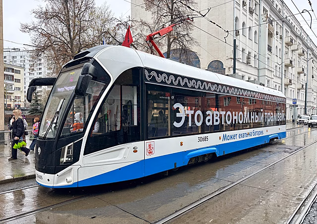 Названа уникальная особенность нового московского трамвая