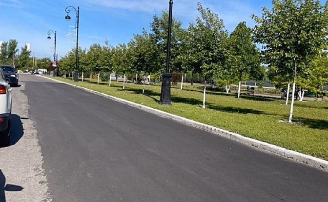 В Курске на проспекте Анатолия Дериглазова отремонтировали внутриквартальные проезды