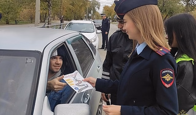 Под Волгоградом провели акцию «Водитель, ты же тоже родитель!»