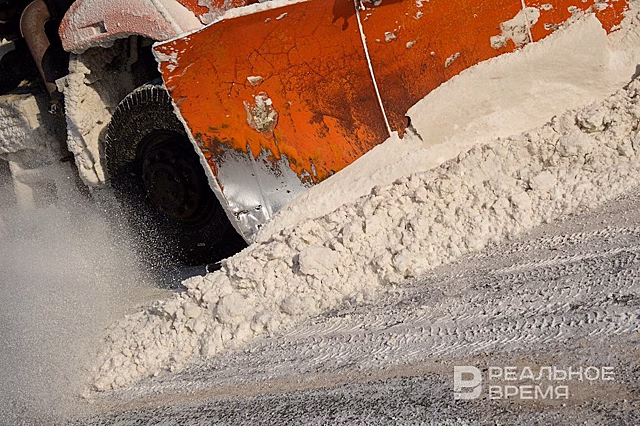 В Казани оштрафовали водителя за самодельный снегоотвал на Chevrolet Niva
