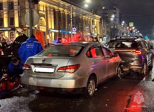 Водитель умер за рулем в центре Калуги