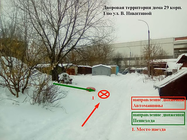 Скатившись с горки, восьмилетняя девочка попала под колеса машины