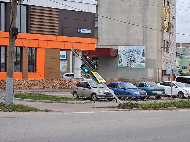 В Кирове «прилег отдохнуть» еще один светофор