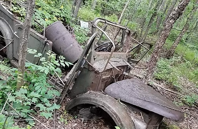 В тайге Хабаровского края нашли ценный автоэкспонат