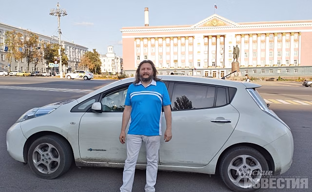 Курянин экономит на электромобиле 75 тыс. в год