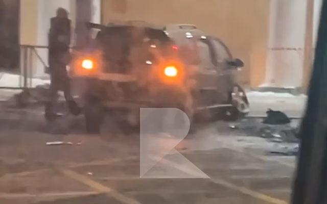 Опубликовано видео с места серьёзной аварии в центре Рязани