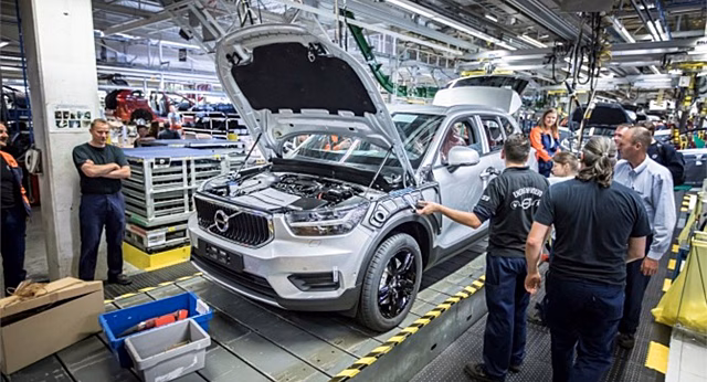 Заводы Volvo и Nissan приостановят производство автомобилей из-за нехватки чипов