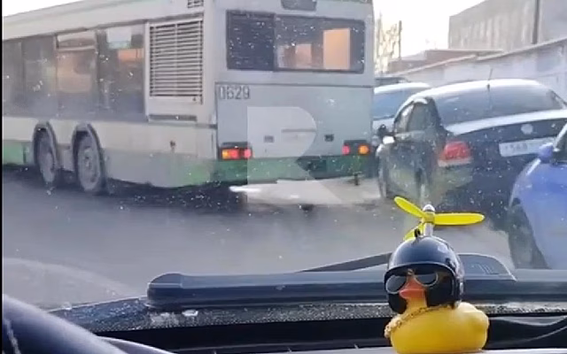 В ДТП с участием автобуса и Volkswagen Polo в Рязани никто не пострадал