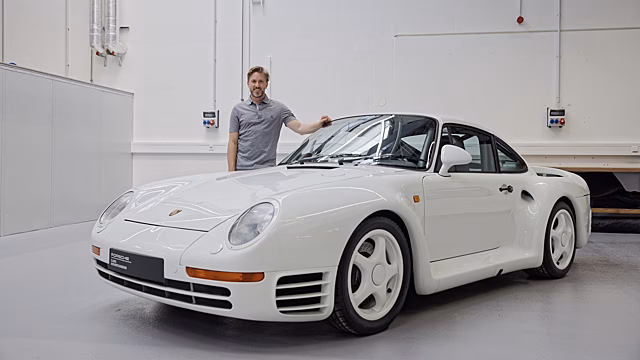 Porsche отреставрировала для пилота Формулы-1 уникальный 959