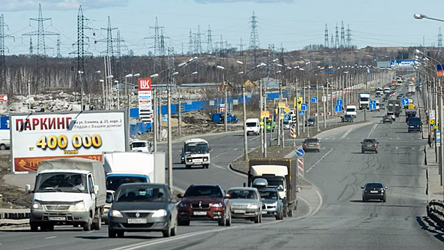 Дорогу из Петербурга в Эстонию расширят до шести полос