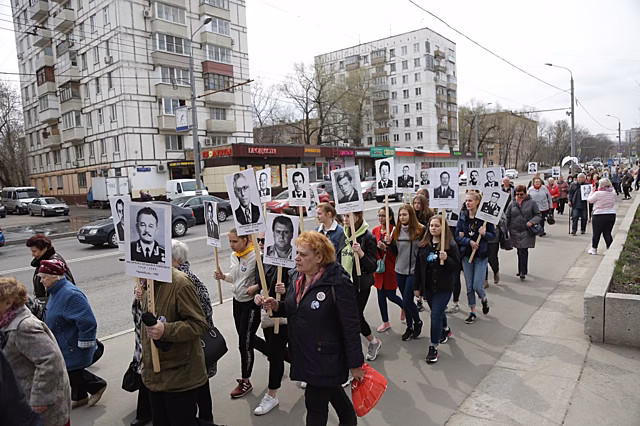 Марш «Заслонившие собой» прошел на северо-востоке столицы