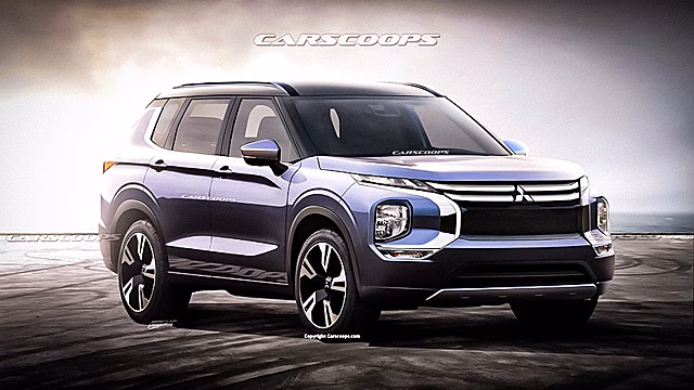 Появилось изображение нового Mitsubishi Outlander