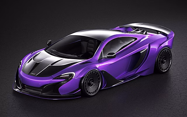 Снятая с производства модель McLaren получила тюнинг из Тайваня