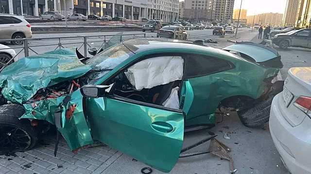 Три человека пострадали в ДТП с участием пяти автомобилей в Тюмени