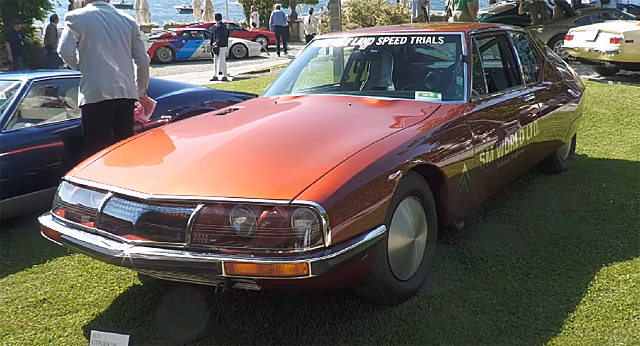 В Сети показали 322-сильный Citroen SM 1972 года продемонстрировали на вилле D&amp;#039;Este 2022