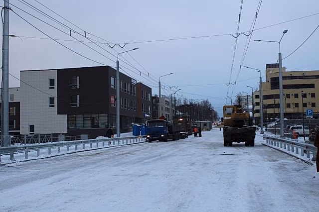 Реконструкция моста по улице Кирова завершена, но для движения он пока закрыт 