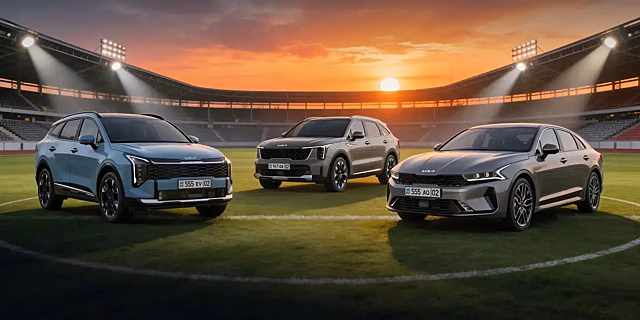 Россиянам предлагают купить коллекционные «футбольные» Kia через Казахстан