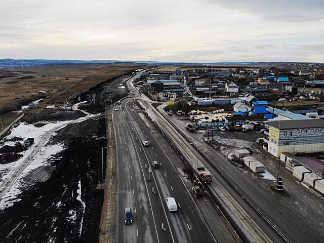 В Красноярском крае достроили участок трассы до поселка Элита