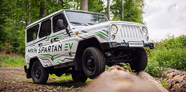 Электрический UAZ Hunter протестировали в России после доработки MV Motors в Чехии