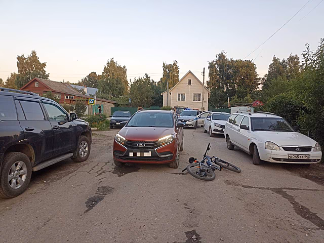 Костромичка сбила ребенка на велосипеде из-за невнимательности
