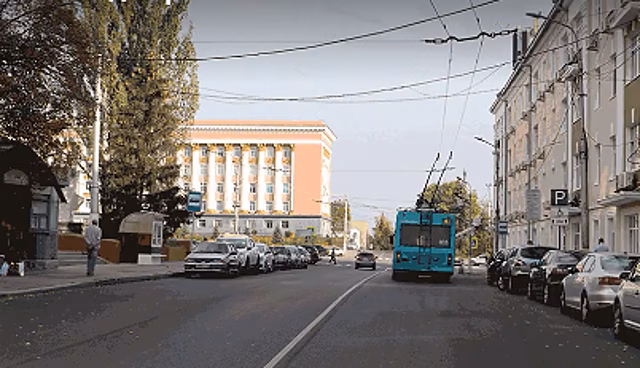 В Курске отремонтирован участок дороги на улице Урицкого