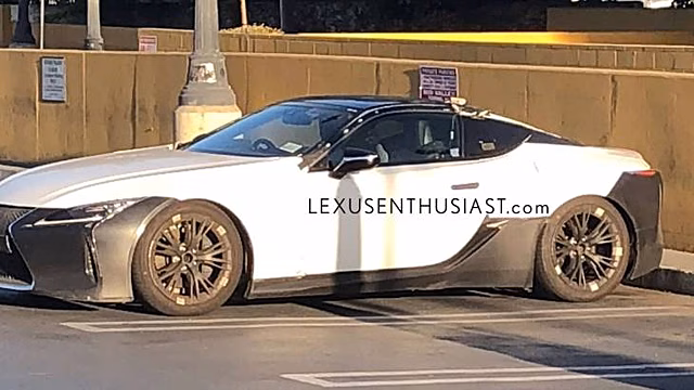 «Заряженный» Lexus LC F впервые замечен на тестах