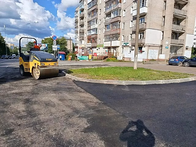 Улицу Лепсе полностью заасфальтировали