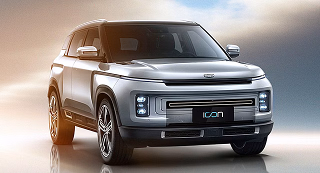 Geely представила обновленную версию кроссовера Icon