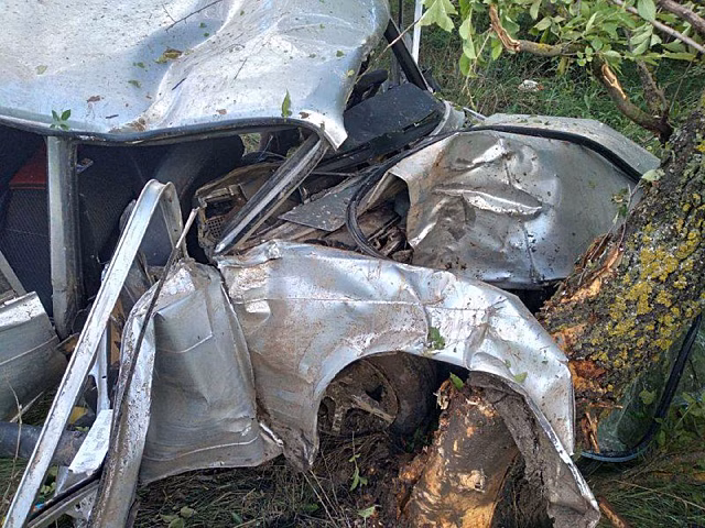 Трое человек пострадали во врезавшемся в дерево ВАЗе под Саратовом