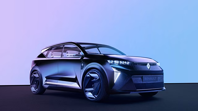 Renault показала водородный кроссовер Scenic Vision