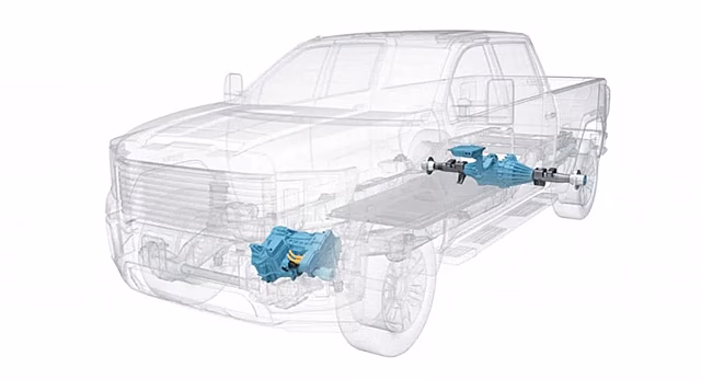 Magna выпустила электрическую трансмиссию EtelligentForce для пикапов и грузовиков с ДВС