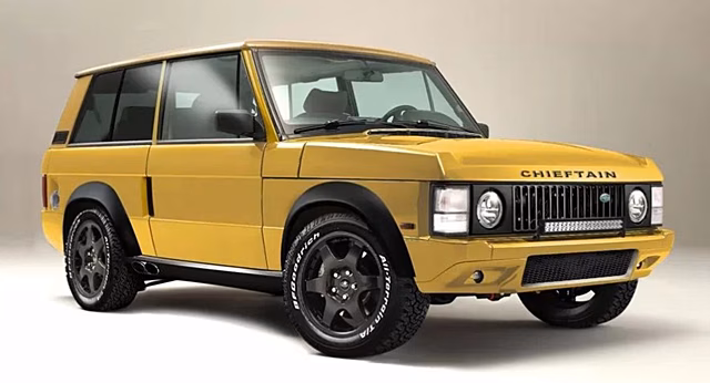Chieftain анонсировал новый рестомод на основе Range Rover с турбомотором