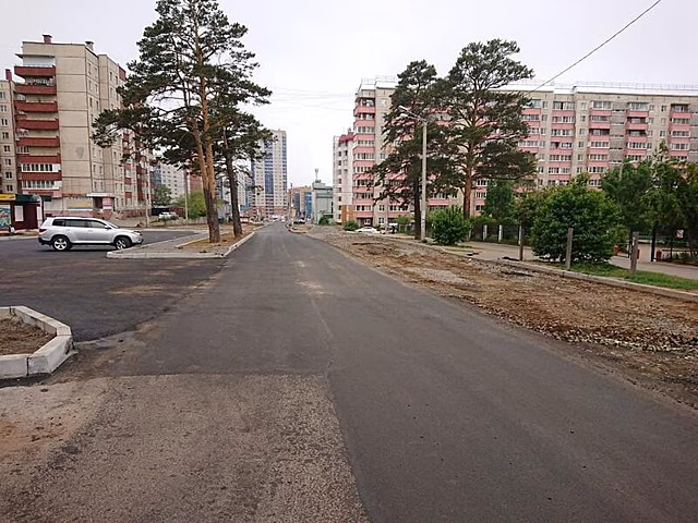 У школы в Забайкалье построили автомобильную развязку