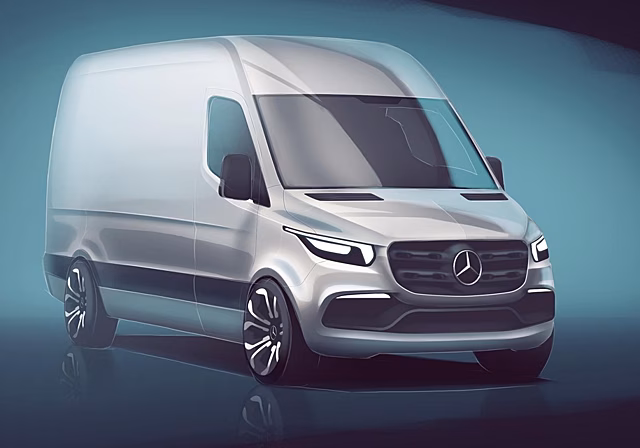 «Мерседес» показал первый эскиз будущего Sprinter