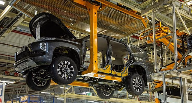 Как в Калуге собирают обновленный Mitsubishi Pajero Sport