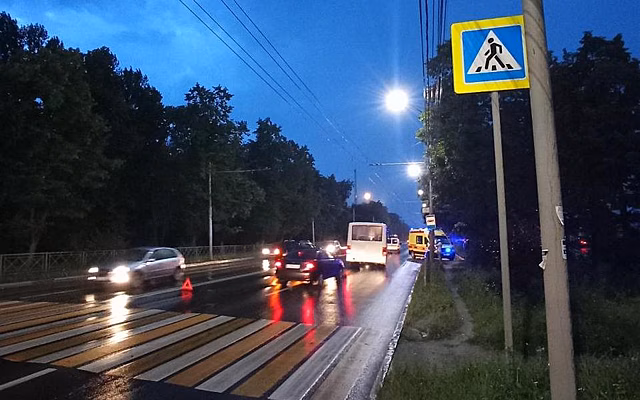 В Рязани водитель сбил двух девочек на пешеходном переходе