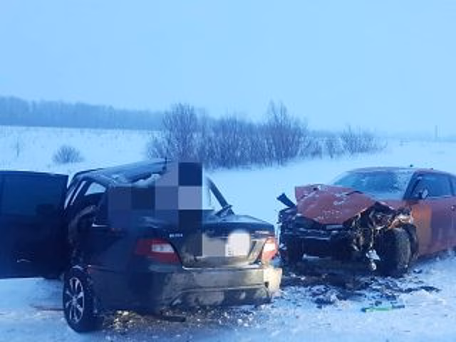 В Уфимском районе два человека погибли в автомобильной аварии