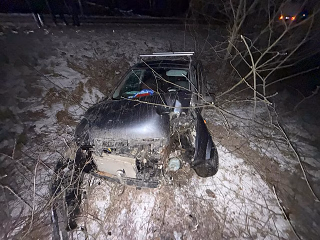 Восьмилетний ребенок пострадал в вылетевшей в кювет иномарке