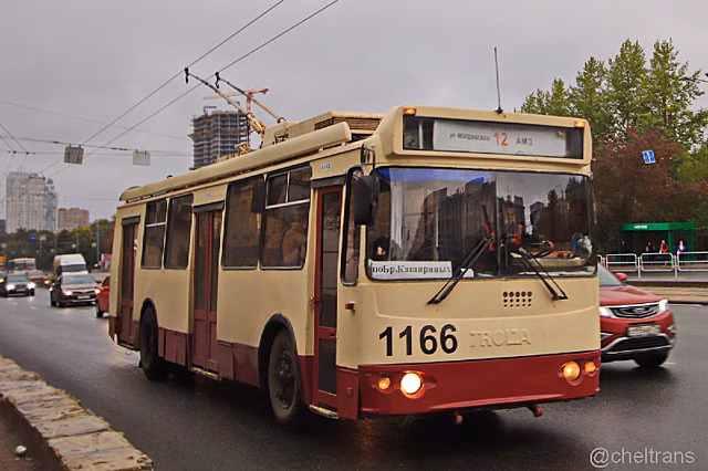 В Челябинске временно изменит свой маршрут 12-й троллейбус