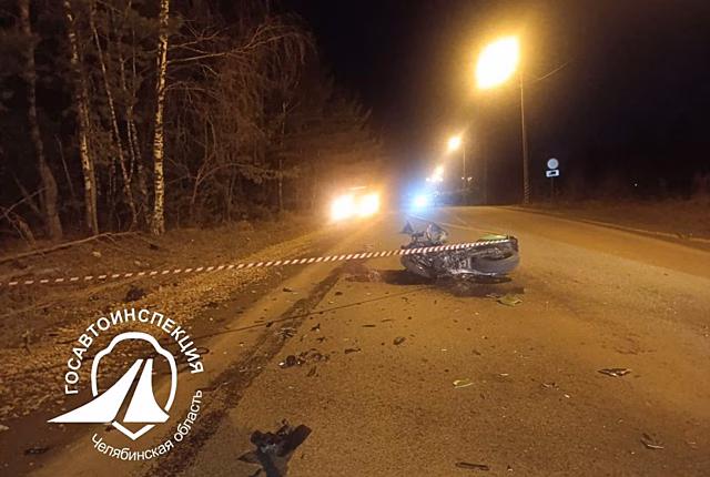 В Челябинской области мотоциклист погиб после столкновения с автомобилем