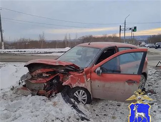 В Самаре после ДТП госпитализировали двух человек