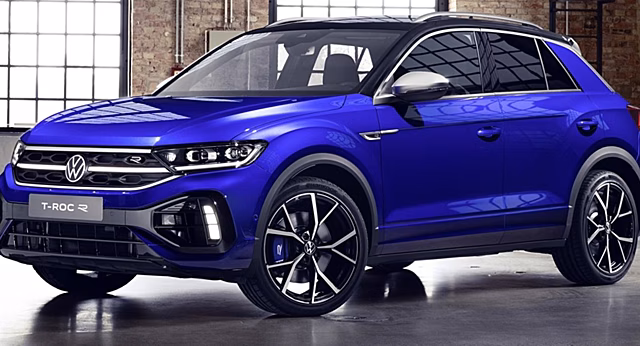 Дилеры Volkswagen начали принимать заказы на обновленный кроссовер T-Roc R