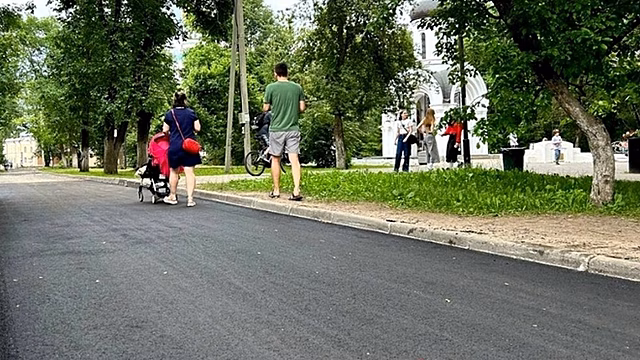 Завершён ремонт улицы Сергея Орлова в Вологде