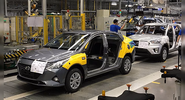 Завода Hyundai продолжит работать в одну смену