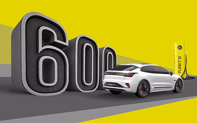 PUNKT E запустил 600-ю зарядную станцию