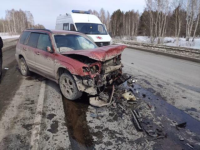 В массовом ДТП в Новосибирской области пострадали пять человек